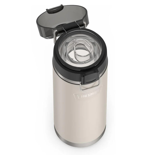 variant:46515668222144 24oz Icon Stainless Steel Water Bottle w/ Spout Sandstone