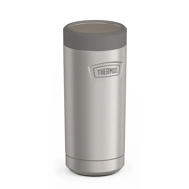 variant:46529110671552 12oz ICON™ SLIM CAN INSULATOR Matte Stainless Steel