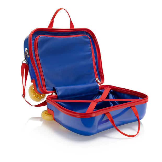 variant:44655303000256 heys america Fashion Ride-on Luggage with Light-up Wheels Fire Truck