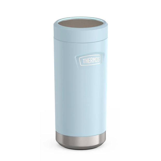 variant:46529110737088 12oz ICON™ SLIM CAN INSULATOR Matte Stainless Glacier