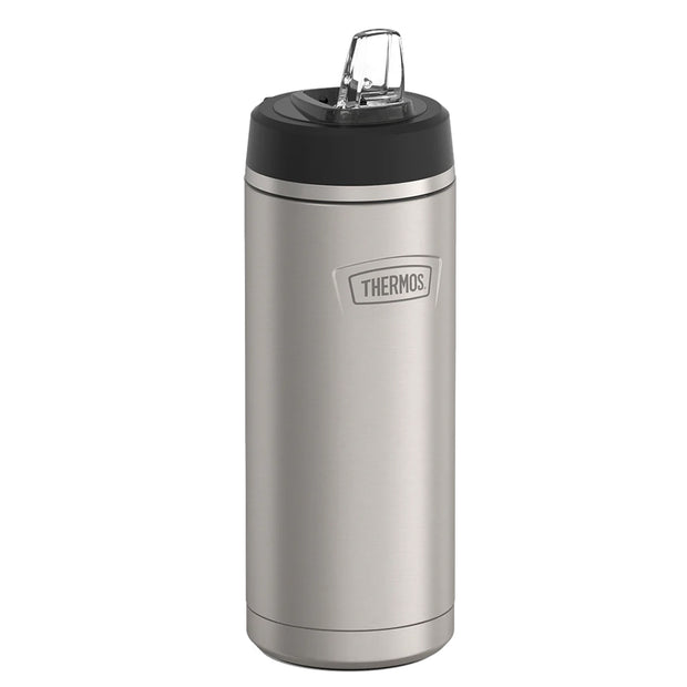 variant:46515459915968 32 oz Stainless Steel Water Bottle w/ Straw Lid Matte Stainless Steel