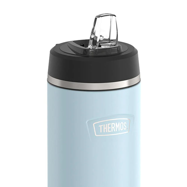 variant:46515536036032 32 oz Stainless Steel Water Bottle w/ Straw Lid Glacier