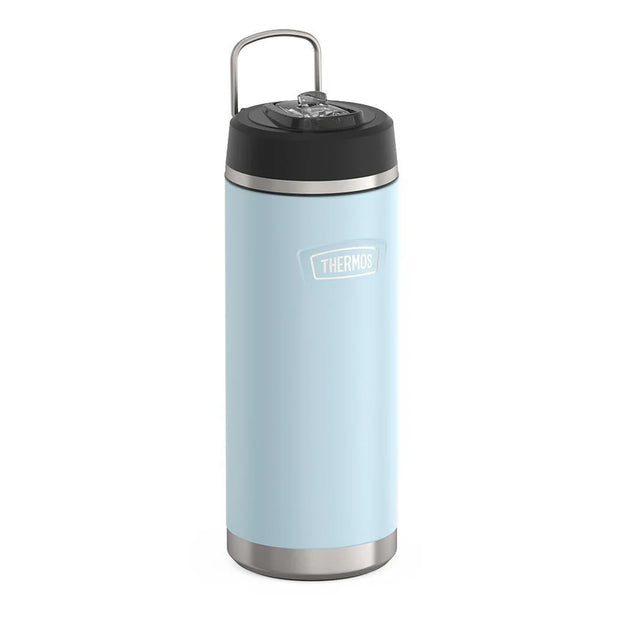 variant:46515536036032 32 oz Stainless Steel Water Bottle w/ Straw Lid Glacier