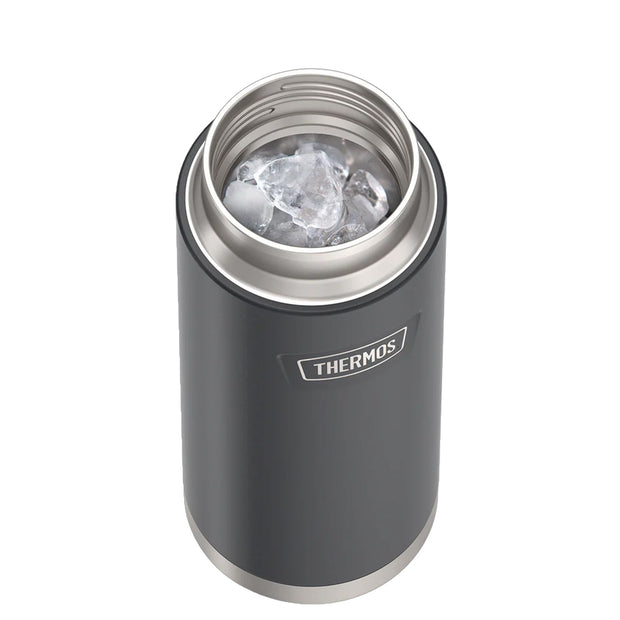 variant:46515459981504 32 oz Stainless Steel Water Bottle w/ Straw Lid Granite