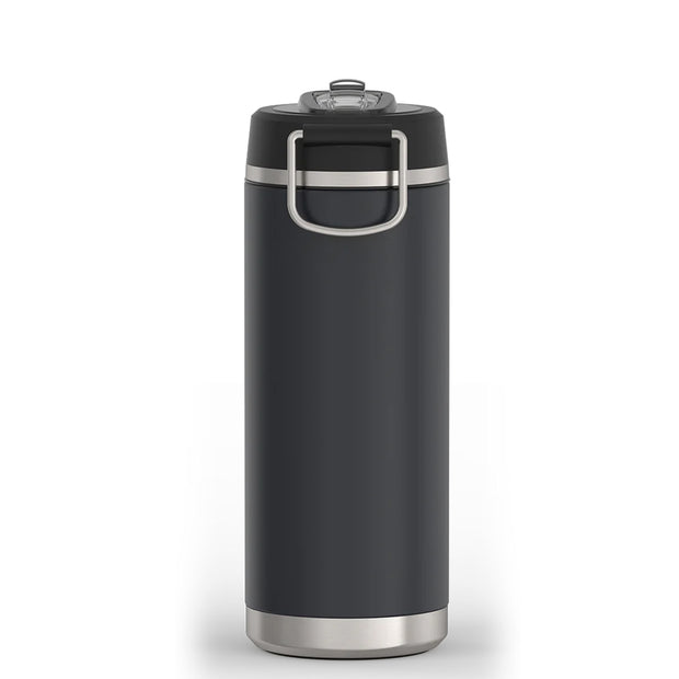 variant:46515459981504 32 oz Stainless Steel Water Bottle w/ Straw Lid Granite