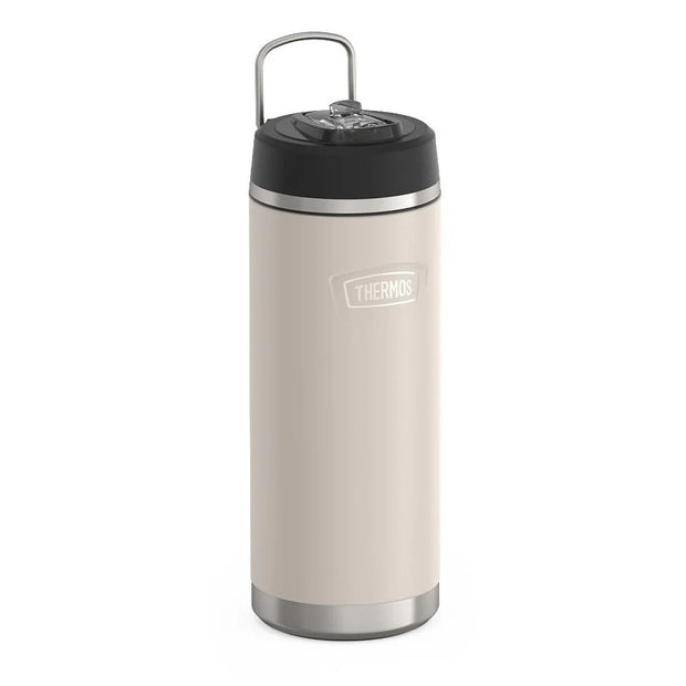 variant:46515459948736 32 oz Stainless Steel Water Bottle w/ Straw Lid Sandstone