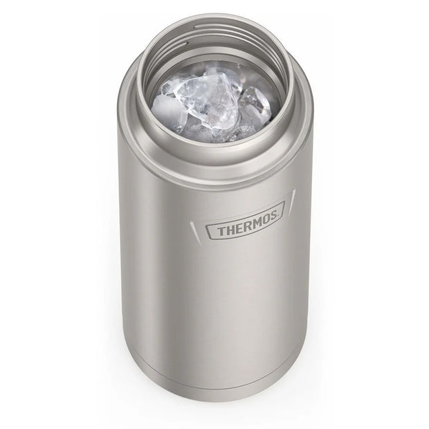 variant:43737225035968 32oz Icon Stainless Steel Water Bottle w/ Screw Top Matte Stainless Steel