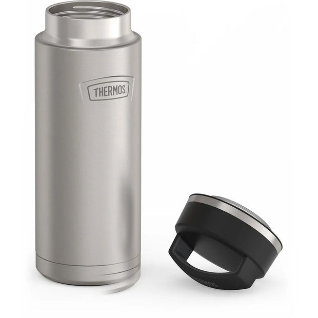 variant:43737225035968 32oz Icon Stainless Steel Water Bottle w/ Screw Top Matte Stainless Steel