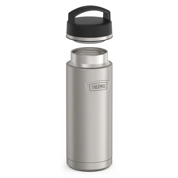 variant:43737225035968 32oz Icon Stainless Steel Water Bottle w/ Screw Top Matte Stainless Steel