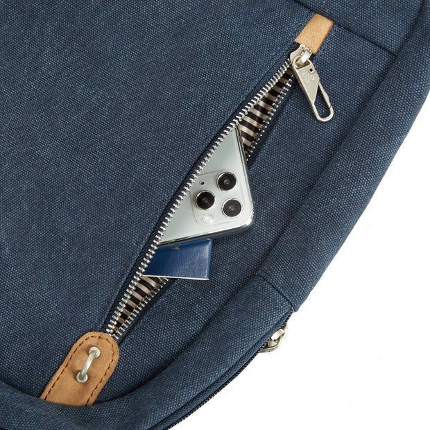 variant:46276711776448 Travelon Heritage Anti-Theft Sling Indigo