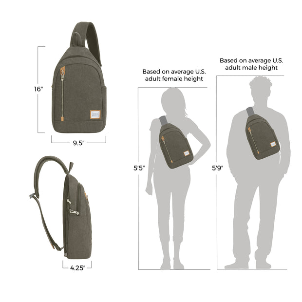 variant:46276711809216 Travelon Heritage Anti-Theft Sling Sage