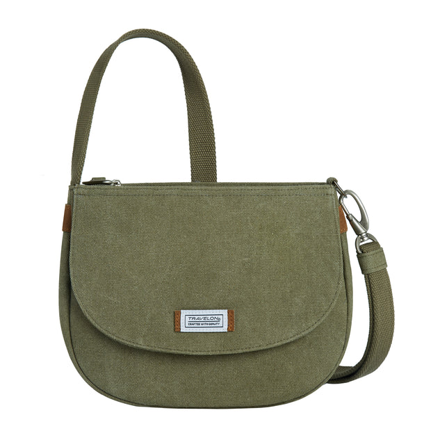 variant:46276754768064 Travelon Heritage Anti-Theft Saddle Crossbody Sage