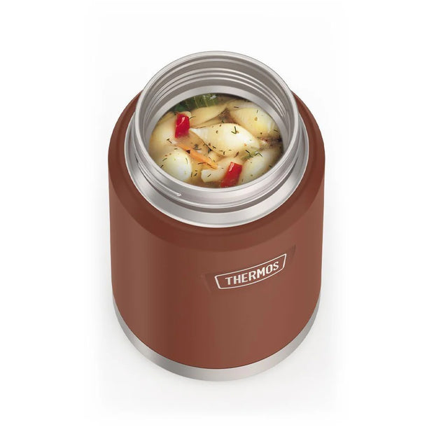 variant:46529430388928 24 oz Stainless Steel Food Jar w/ Spoon Saddle