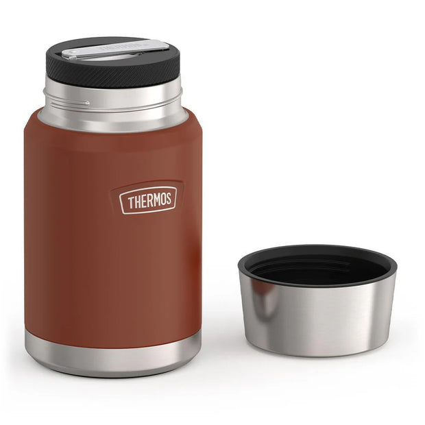 variant:46529430388928 24 oz Stainless Steel Food Jar w/ Spoon Saddle