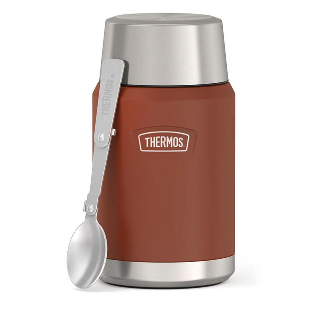 variant:46529430388928 24 oz Stainless Steel Food Jar w/ Spoon Saddle