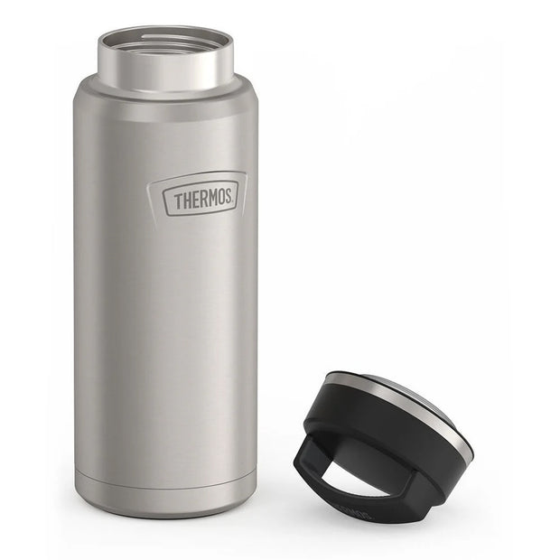 variant:43737231687872 40oz ICON™ WATER BOTTLE WITH SCREW TOP Matte Stainless Steel 