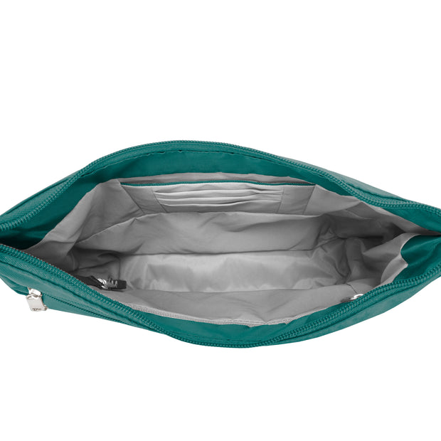 variant:46515121291456 Travelon Anti-Theft Classic Bucket Bag Spruce