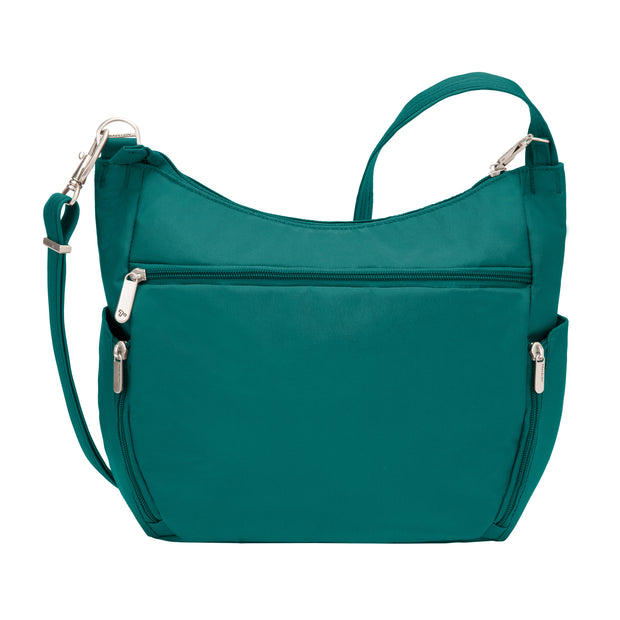 variant:46515121291456 Travelon Anti-Theft Classic Bucket Bag Spruce