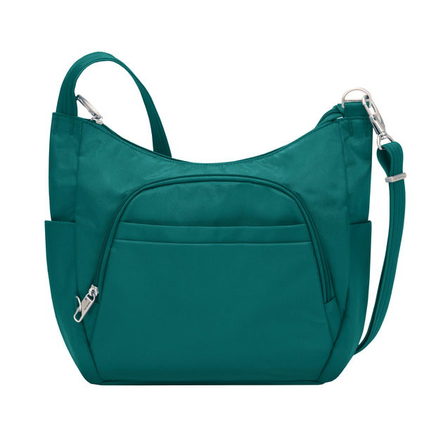 variant:46515121291456 Travelon Anti-Theft Classic Bucket Bag Spruce