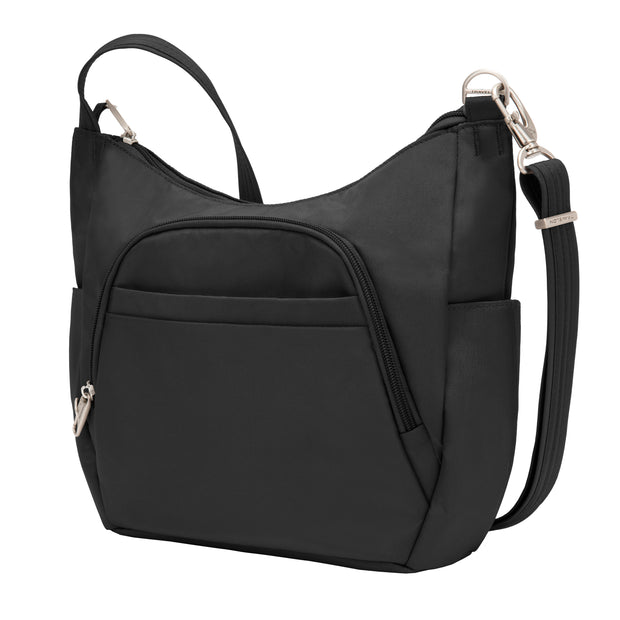variant:46515121160384 Travelon Anti-Theft Classic Bucket Bag Black