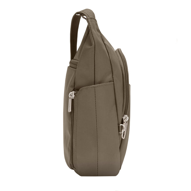 variant:46515121225920 Travelon Anti-Theft Classic Bucket Bag Nutmeg