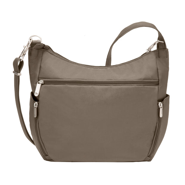 variant:46515121225920 Travelon Anti-Theft Classic Bucket Bag Nutmeg