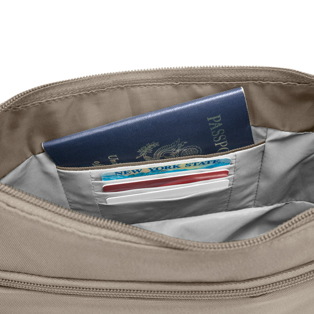 variant:46515121225920 Travelon Anti-Theft Classic Bucket Bag Nutmeg