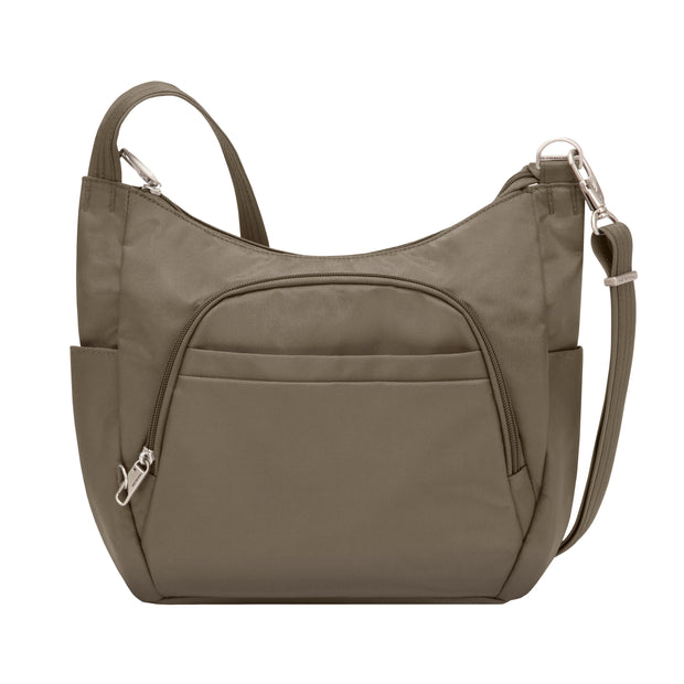 variant:46515121225920 Travelon Anti-Theft Classic Bucket Bag Nutmeg