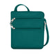 variant:46342240633024 travelon Slim Double Zip Crossbody Spruce