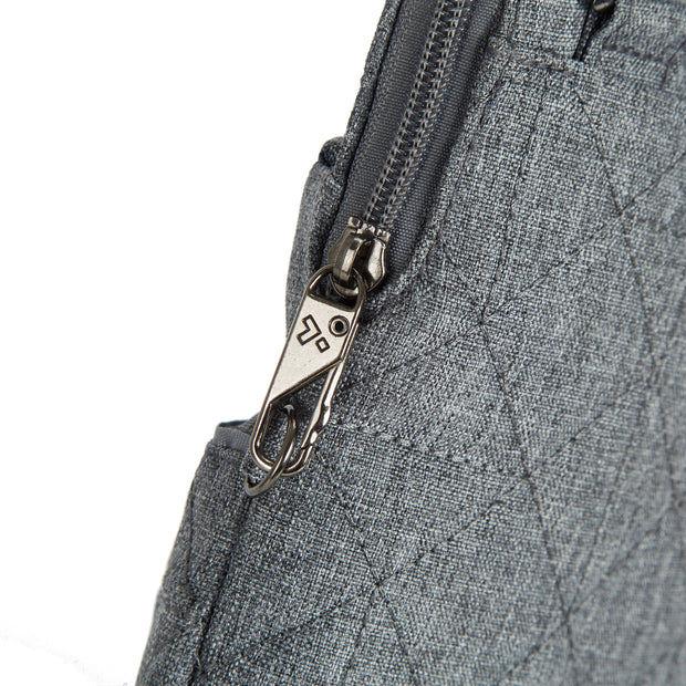 variant:42999670866112 Travelon Anti-Theft Boho Slim Crossbody Bag Gray Heather