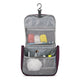 variant:46343490928832 travelon World Travel Essentials Hanging Toiletry Kit Blackberry