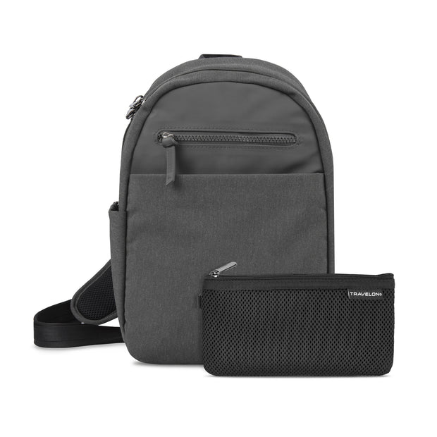 variant:42999673290944 Travelon Metro Anti-Theft Sling Gray