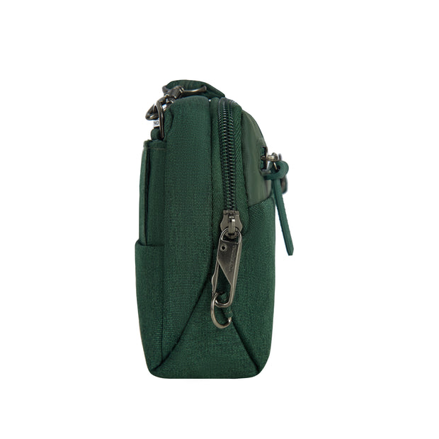 variant:46316577226944 Travelon Anti-Theft Metro Convertible Small Crossbody Forest Heather