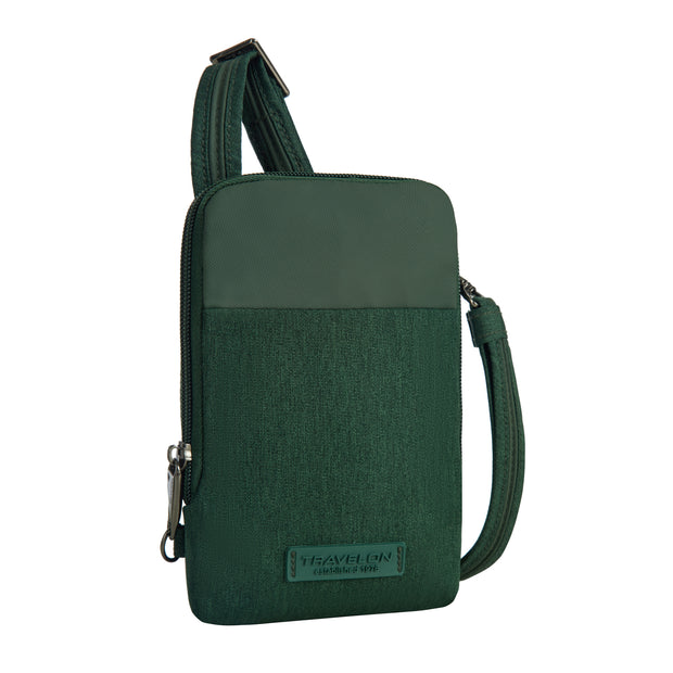 variant:46316776980672 Travelon Metro Anti-Theft Stadium Mini Crossbody Forest Heather