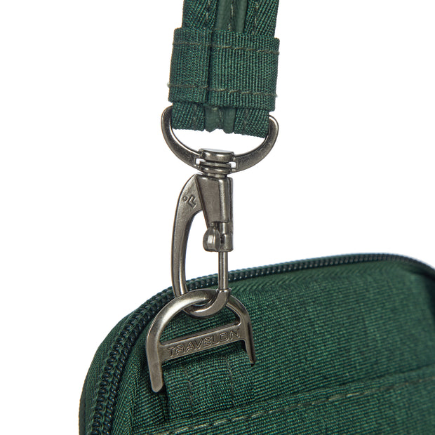 variant:46316776980672 Travelon Metro Anti-Theft Stadium Mini Crossbody Forest Heather