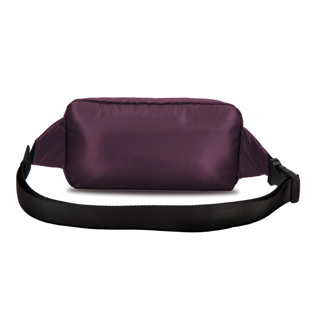 variant:46346373333184 travelon World Travel Essentials Convertible Sling/Waist Pack Blackberry