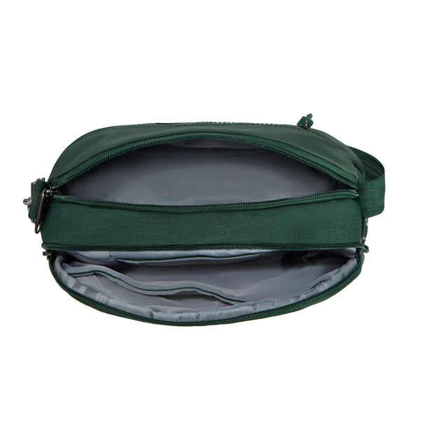 variant:46316885016768 travelon Dome Crossbody Forest Heather