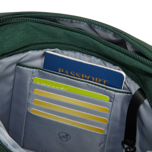 variant:46316885016768 travelon Dome Crossbody Forest Heather