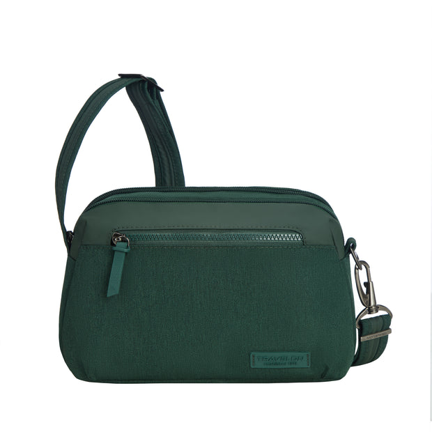 variant:46316885016768 travelon Dome Crossbody Forest Heather