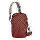 variant:46319321219264 Travelon Boho Anti-Theft 2 Compartment Phone Crossbody Paprika