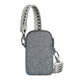 variant:46319321317568 Travelon Boho Anti-Theft 2 Compartment Phone Crossbody Gray Heather