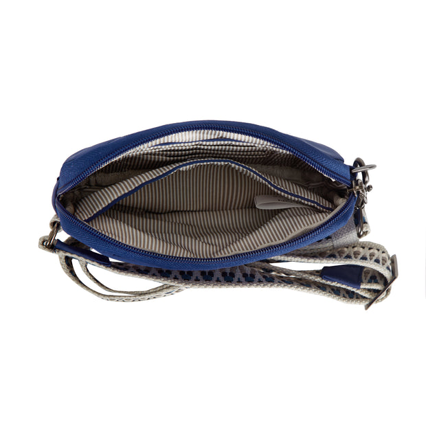 variant:46319533883584 Travelon Boho Anti-Theft Phone Sling Lush Blue