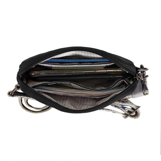 variant:46319533916352 Travelon Boho Anti-Theft Phone Sling Black