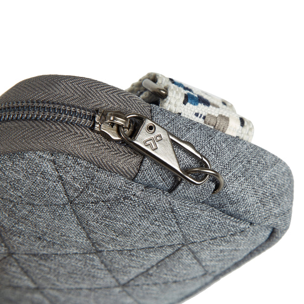 variant:46319533949120 Travelon Boho Anti-Theft Phone Sling Gray Heather