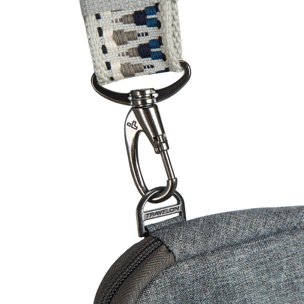 variant:46319533949120 Travelon Boho Anti-Theft Phone Sling Gray Heather