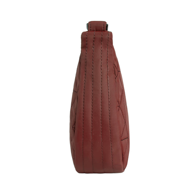 variant:46319877914816 Travelon Boho Anti-Theft Crescent Crossbody Paprika