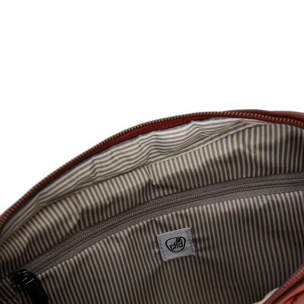 variant:46319877914816 Travelon Boho Anti-Theft Crescent Crossbody Paprika