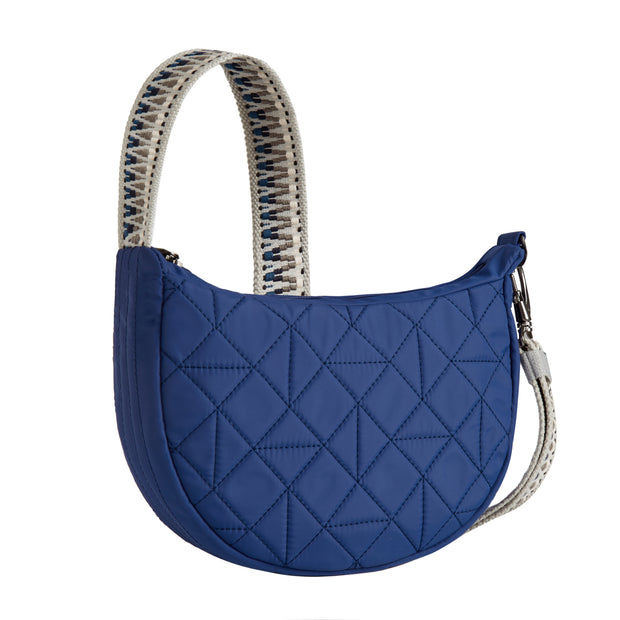 variant:46319877947584 Travelon Boho Anti-Theft Crescent Crossbody Lush Blue
