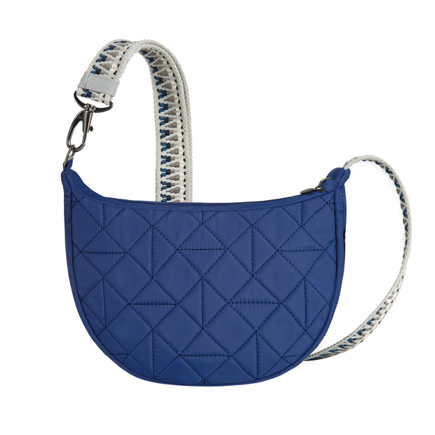 variant:46319877947584 Travelon Boho Anti-Theft Crescent Crossbody Lush Blue
