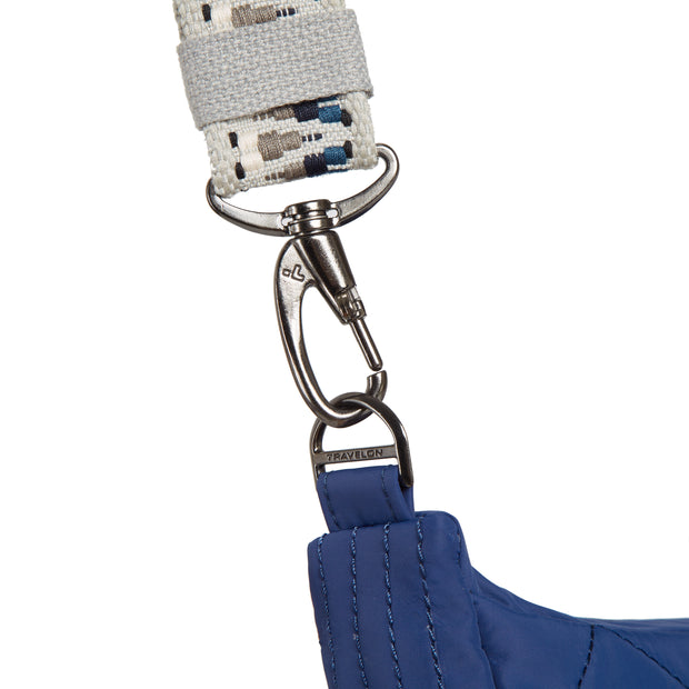 variant:46319877947584 Travelon Boho Anti-Theft Crescent Crossbody Lush Blue